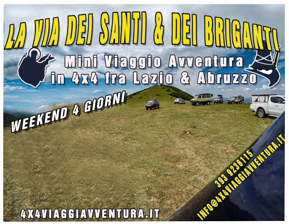 WEEKEND 4X4 SANTI E BRIGANTI ABRUZZO 4X4 FUORISTRADA